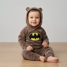 Костюм худі+штани "Бетмен" мокко (на утеплені)