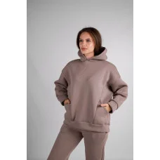 Худі (тринитка на флісі) з двома карманами