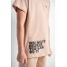Костюм футболка+шорти "YOU MUST BELIEVE" беж