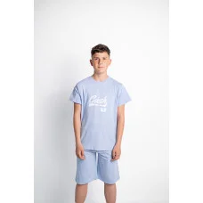 Костюм футболка+шорти "Cush 52" блакитний