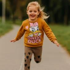 Костюм Кофта+лосини "Daisy Duck" гірчиця