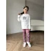 Костюм Кофта+лосини "Little Lepard" білий