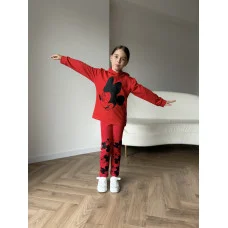 Костюм Кофта+лосини "Мінні" червоний