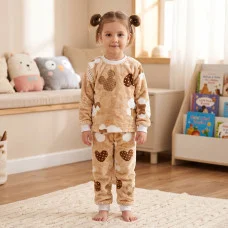 Піжама для дівчинки  Стильна Minnie Mouse беж