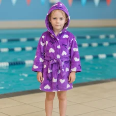 Халат "Сердечка фіолет"