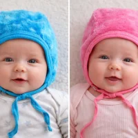 Чепчик з махри для немовляти однотонні 