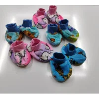 Пінетки з махри кольорові— м’які та теплі пінетки для немовлят