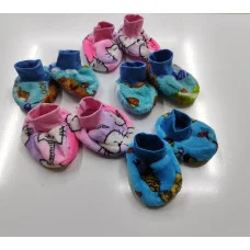 Пінетки з махри кольорові— м’які та теплі пінетки для немовлят