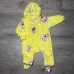 Комбінезон з махри на блискавці "Ведмедики" жовтий Комбінезон з махри на блискавці "Ведмедики" жовтий